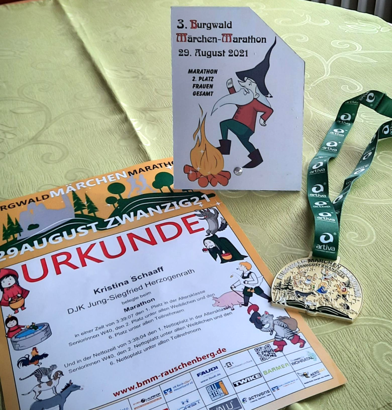 Urkunde, Pokal & Medaille